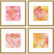 Paragon Heart of Hearts S/4 Pink 21 X 21 X 2 Wall Art