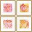 Paragon Heart of Hearts S/4 Pink 21 X 21 X 2 Wall Art
