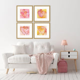 Paragon Heart of Hearts S/4 Pink 21 X 21 X 2 Wall Art