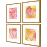 Paragon Heart of Hearts S/4 Pink 21 X 21 X 2 Wall Art