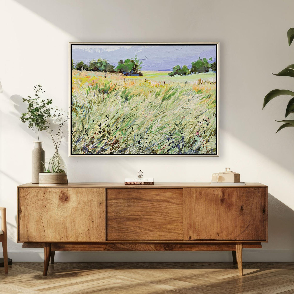 Paragon Wild Meadow Green 38 X 50 X 3 Wall Art