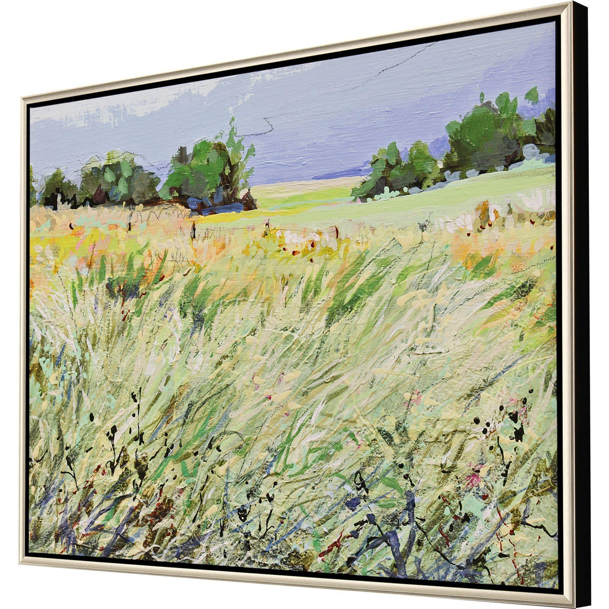 Paragon Wild Meadow Green 38 X 50 X 3 Wall Art