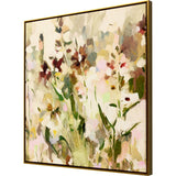 Paragon Modern Wildflower Green 41 X 41 X 3 Wall Art