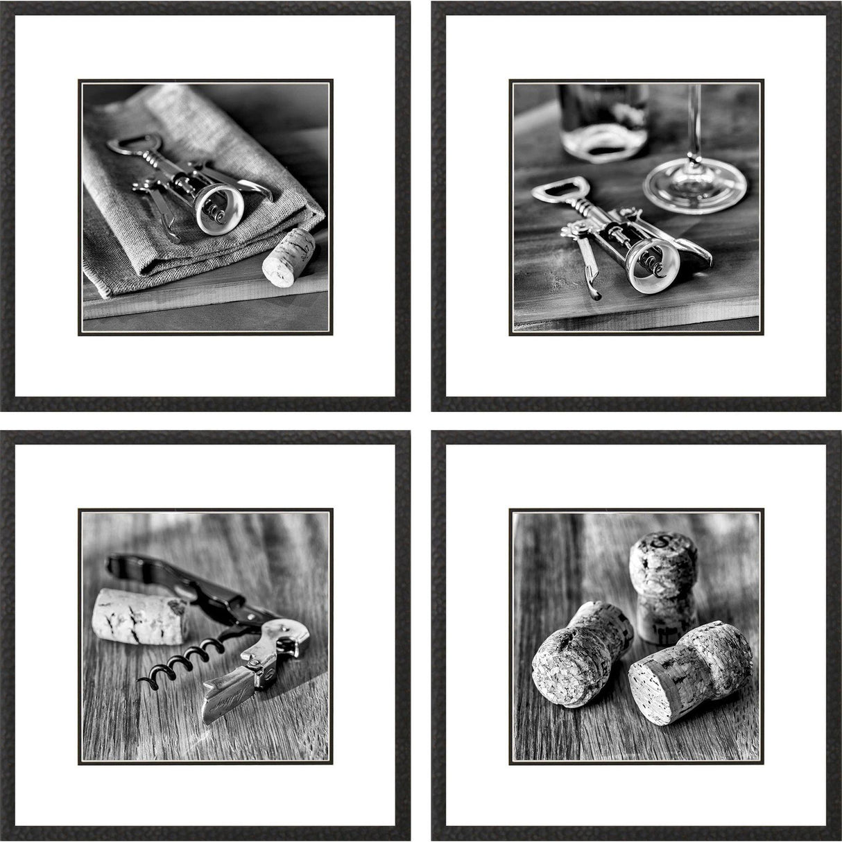 Paragon Cork S/4 Black 19 X 19 X 1 Wall Art