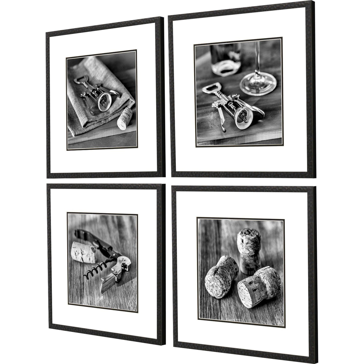 Paragon Cork S/4 Black 19 X 19 X 1 Wall Art
