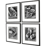 Paragon Cork S/4 Black 19 X 19 X 1 Wall Art