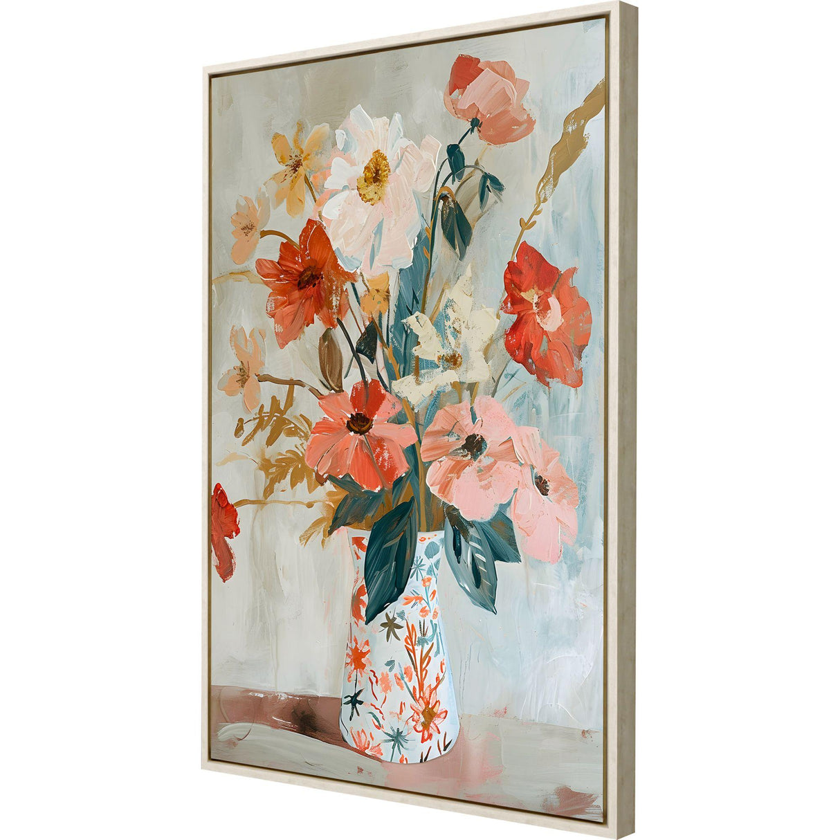 Paragon Spring Soiree 1 Orange 52 X 36 X 3 Wall Art