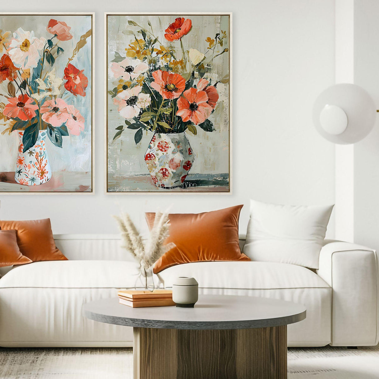 Paragon Spring Soiree 2 Orange 52 X 36 X 3 Wall Art