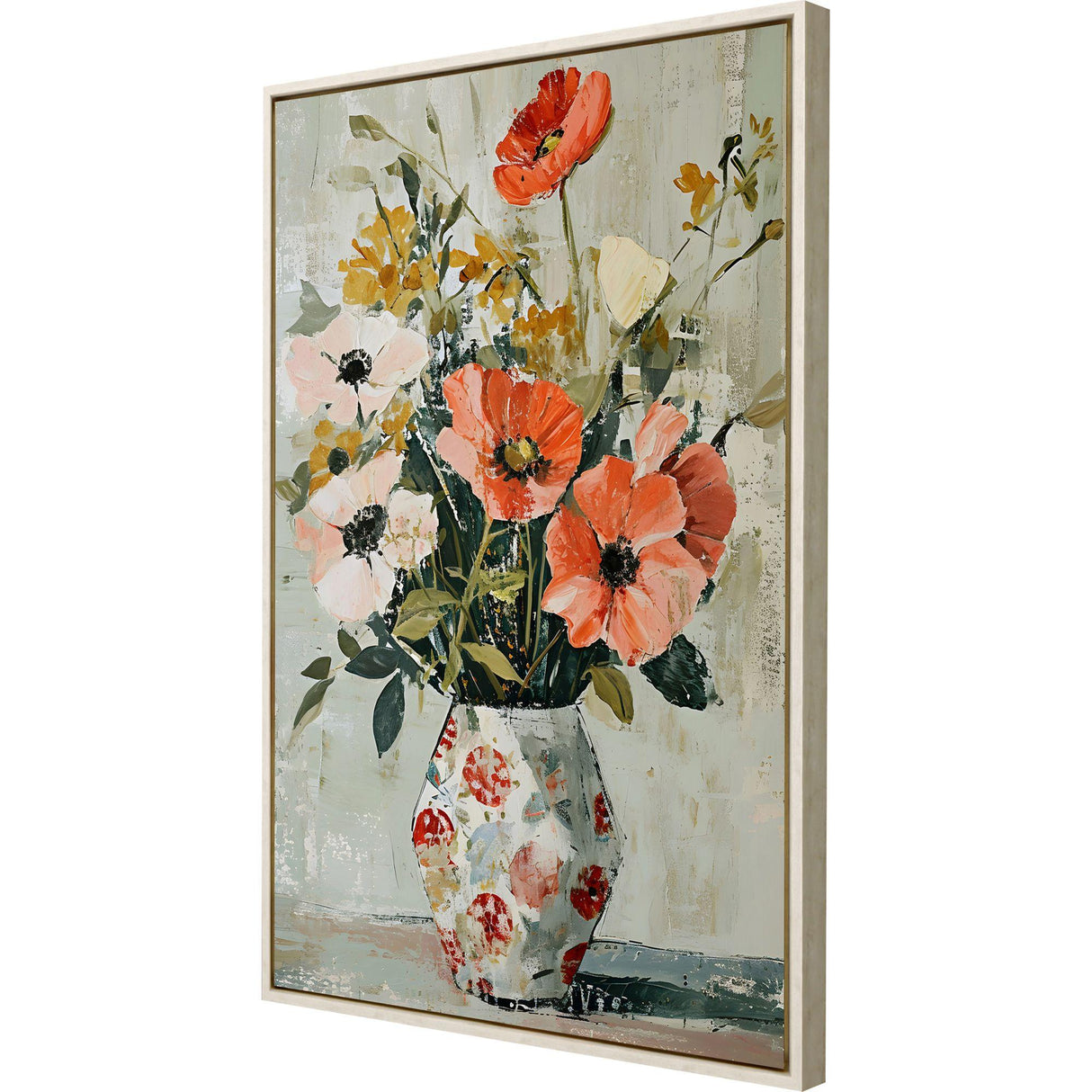 Paragon Spring Soiree 2 Orange 52 X 36 X 3 Wall Art