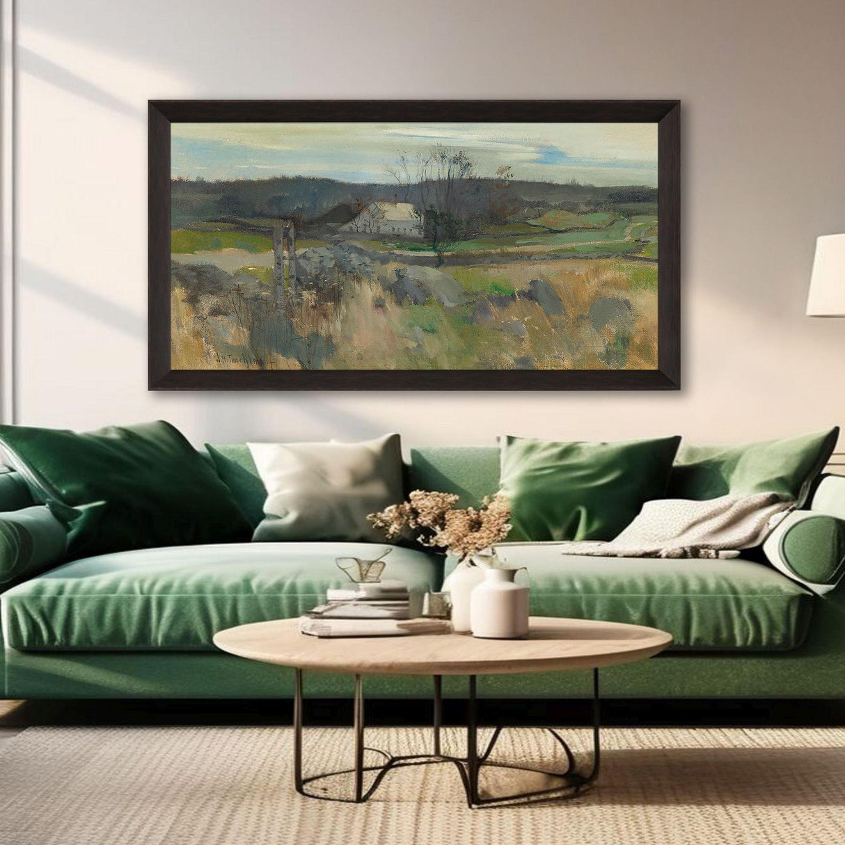 Paragon Middlebrook Farm Gray 28 X 52 X 3 Wall Art