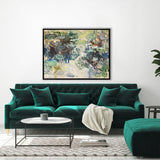 Paragon Lily Pond Blue 38 X 50 X 3 Wall Art