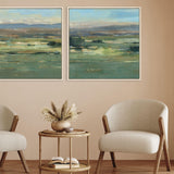 Paragon Rainbow Valley II Green 42 X 42 X 3 Wall Art