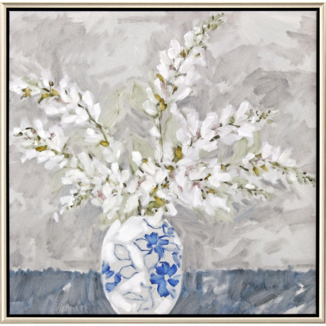 Paragon Calm Moment I White 38 X 38 X 3 Wall Art