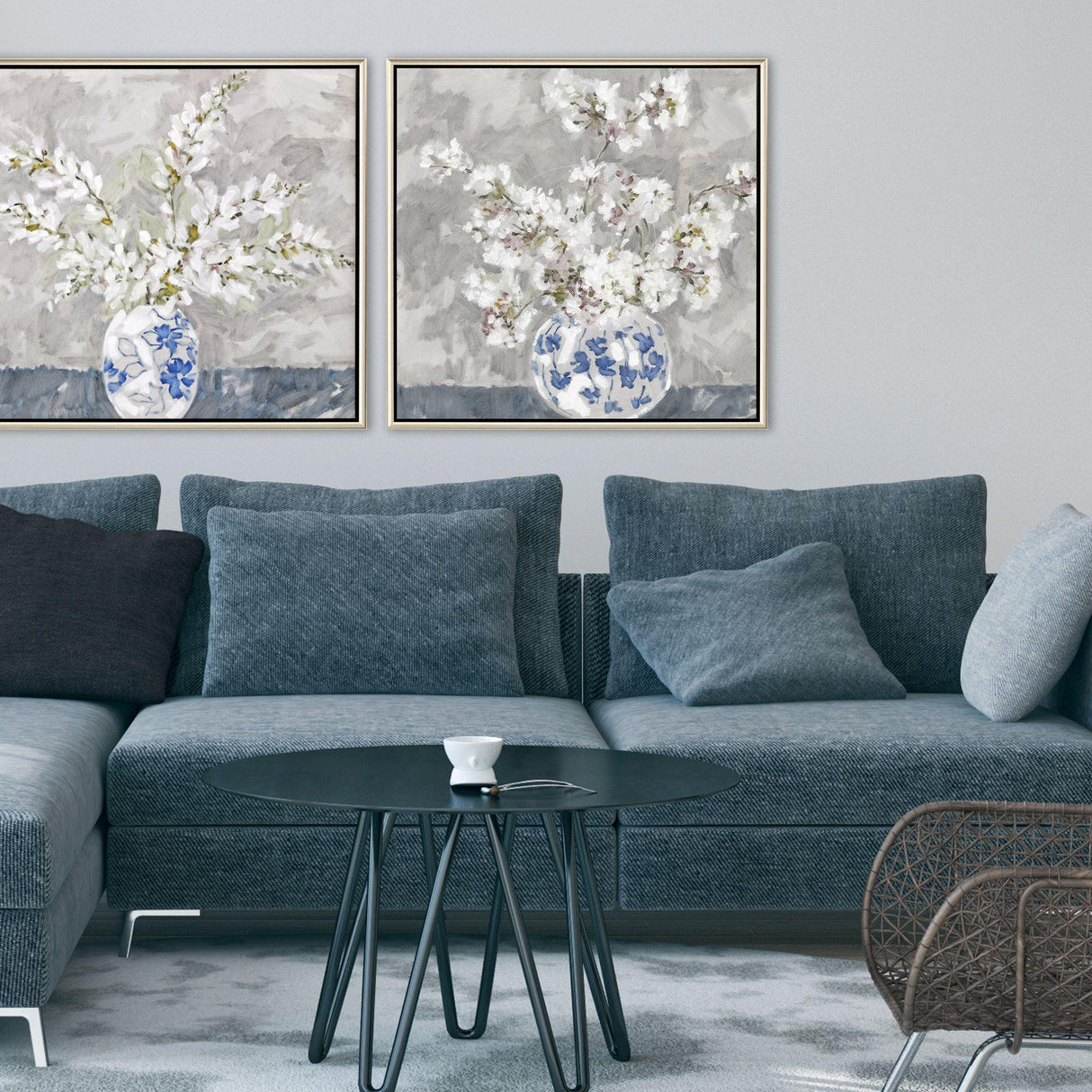 Paragon Calm Moment II White 38 X 38 X 3 Wall Art