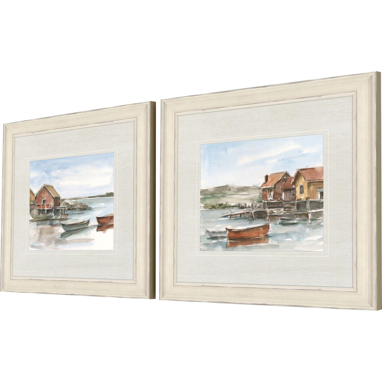 Paragon Rustic Lake House S/2 Blue 28 X 32 X 2 Wall Art