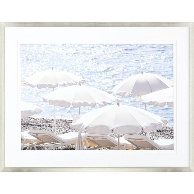 Paragon Sea Shade White 35 X 47 X 2 Wall Art
