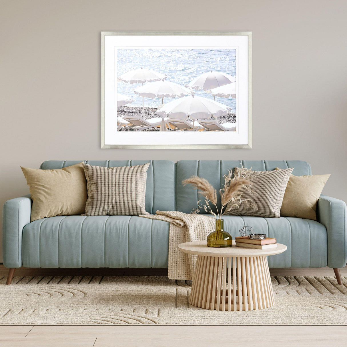 Paragon Sea Shade White 35 X 47 X 2 Wall Art