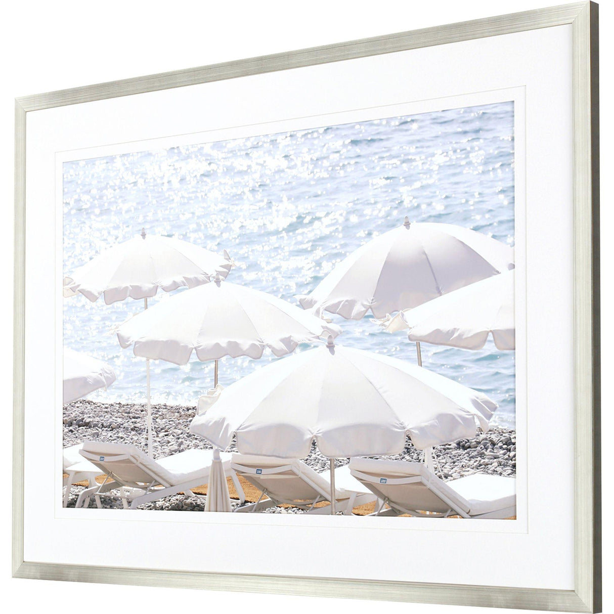 Paragon Sea Shade White 35 X 47 X 2 Wall Art