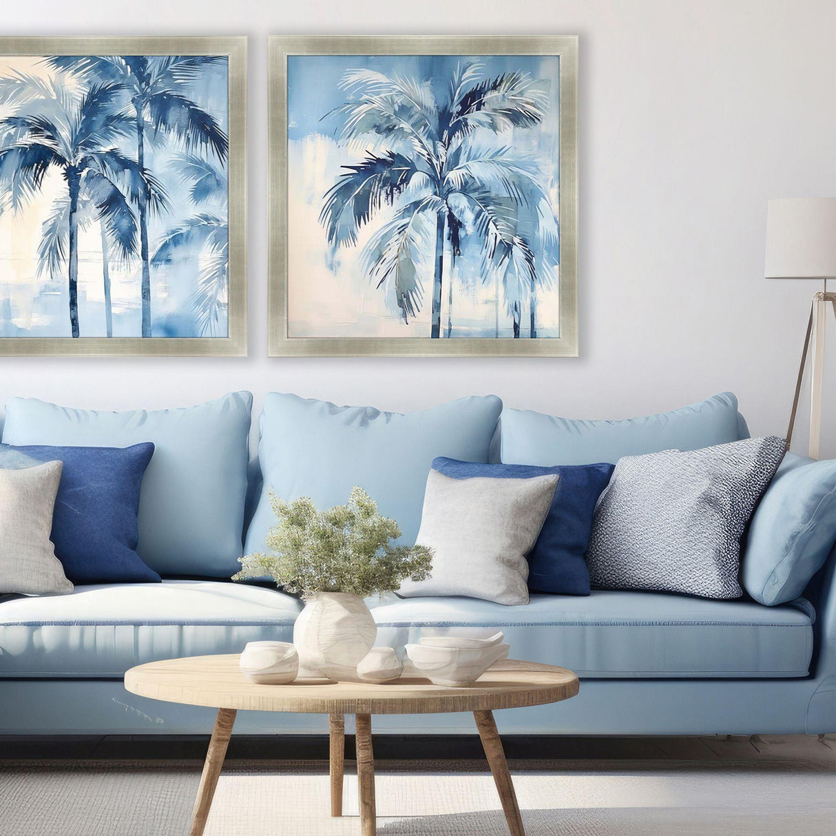 Paragon Indigo Paradise III Blue 35 X 35 X 2 Wall Art