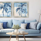 Paragon Indigo Paradise III Blue 35 X 35 X 2 Wall Art