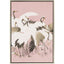 Paragon Curious Cranes - Pinna Pink 50 X 34 X 3 Wall Art