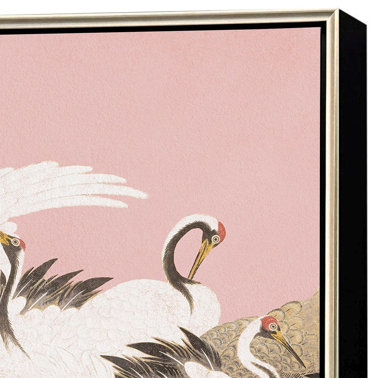 Paragon Curious Cranes - Pinna Pink 50 X 34 X 3 Wall Art