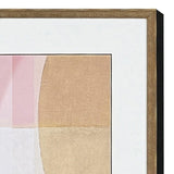 Paragon Curved Forms S/4 Pink 25 X 19 X 2 Wall Art