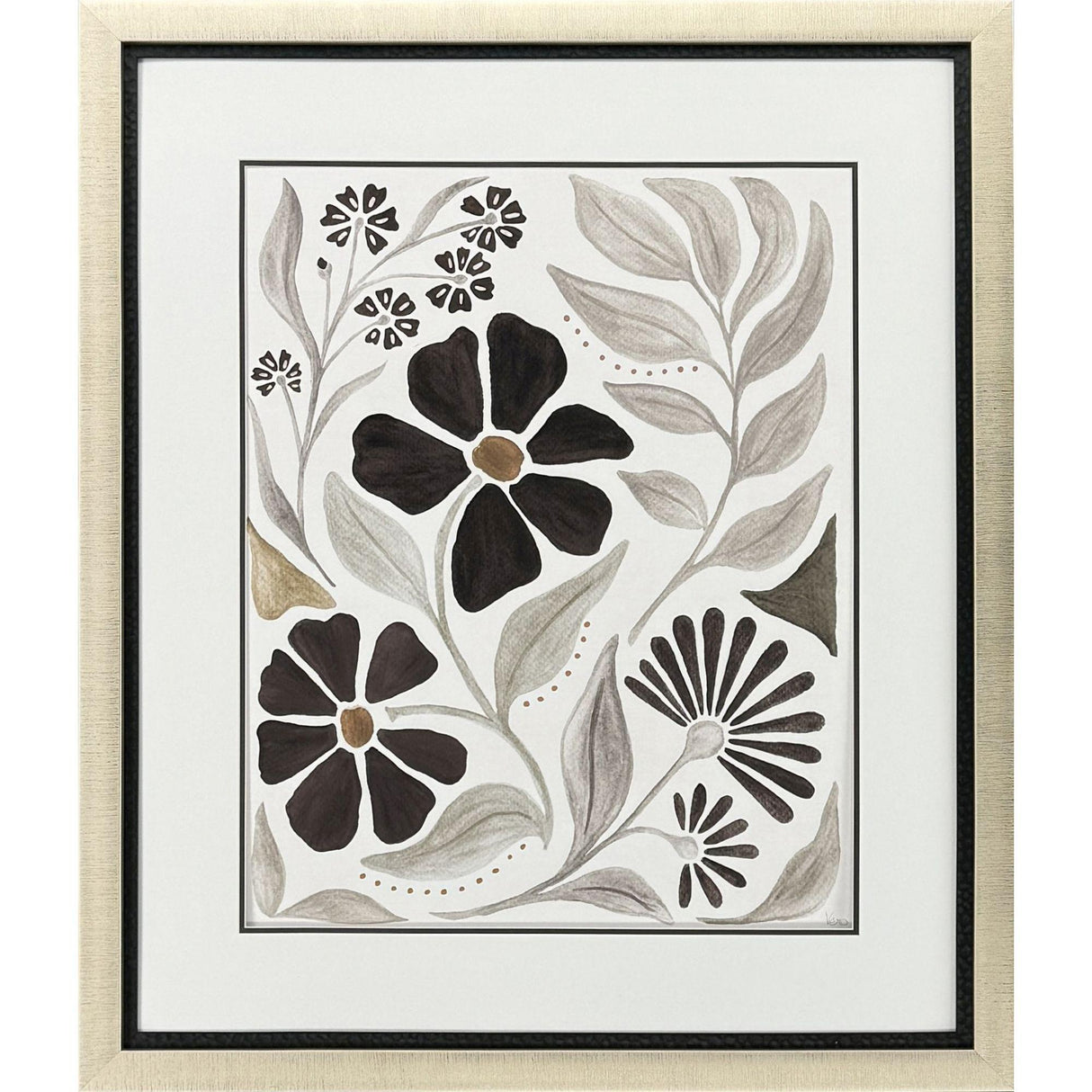 Paragon Modern Petals III Gray 42 X 36 X 2 Wall Art