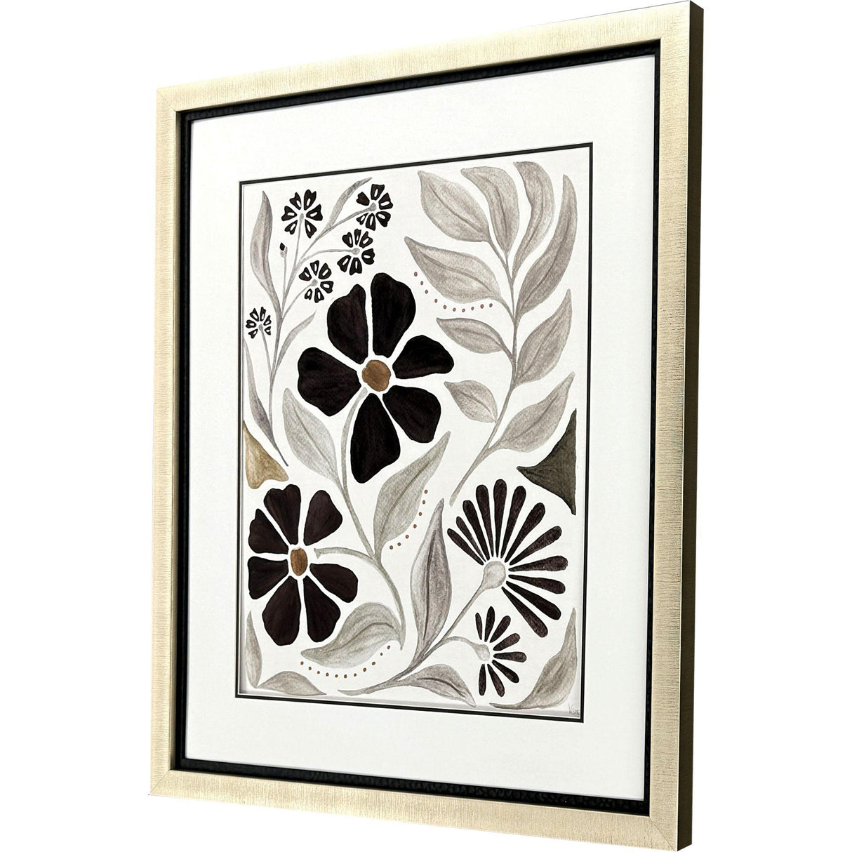 Paragon Modern Petals III Gray 42 X 36 X 2 Wall Art
