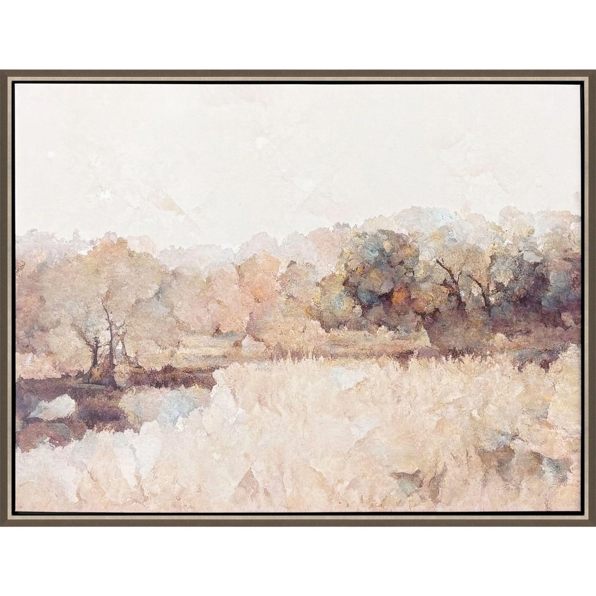 Paragon Serene Abstract Brown 39 X 51 X 3 Wall Art