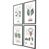 Paragon Magical Botany S/4 Green 25 X 17 X 1 Wall Art