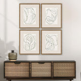 Paragon Linear Composition S/4 Green 23 X 19 X 2 Wall Art