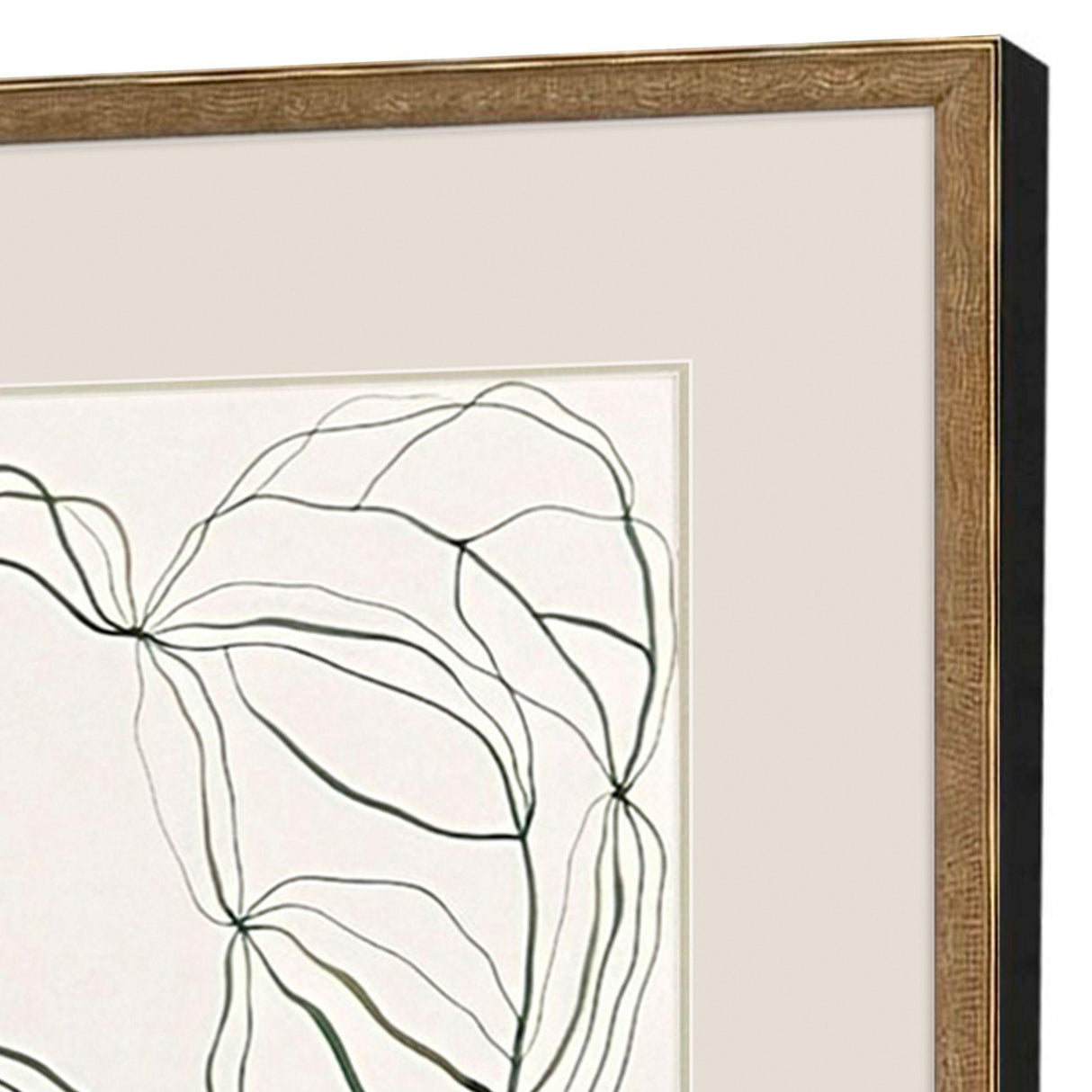 Paragon Linear Composition S/4 Green 23 X 19 X 2 Wall Art
