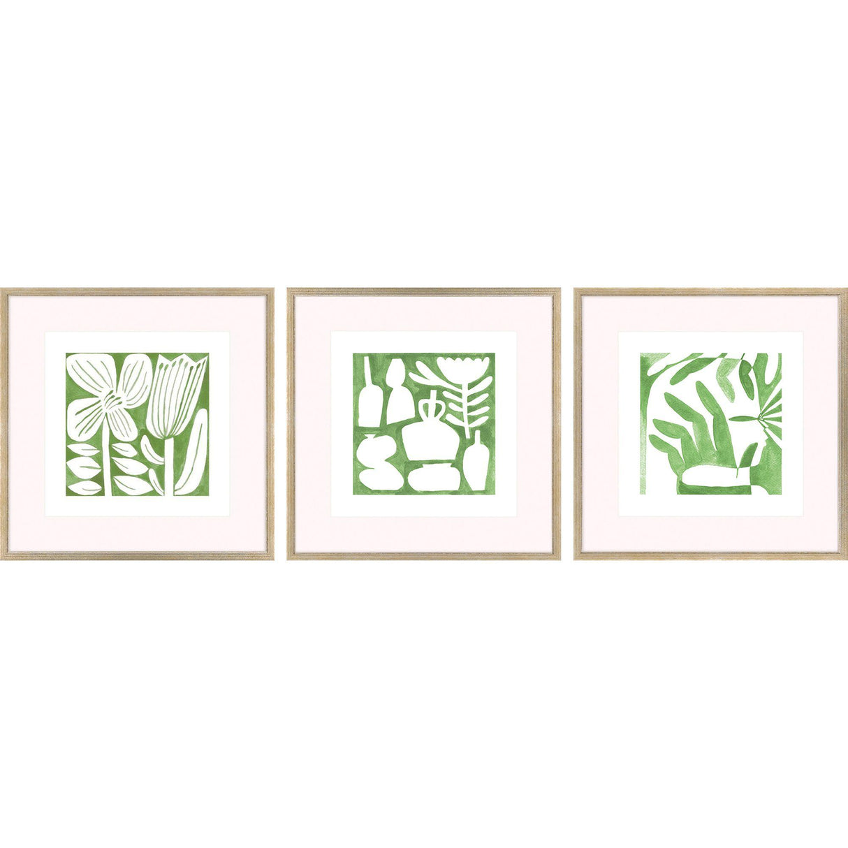 Paragon Minimal Moments II S/3 Green 17 X 17 X 1 Wall Art