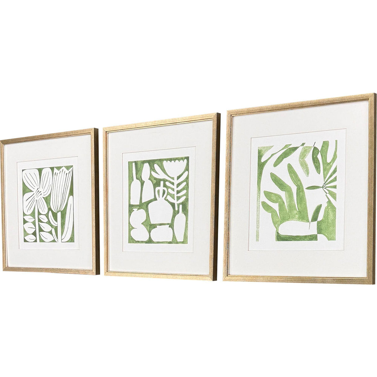 Paragon Minimal Moments II S/3 Green 17 X 17 X 1 Wall Art