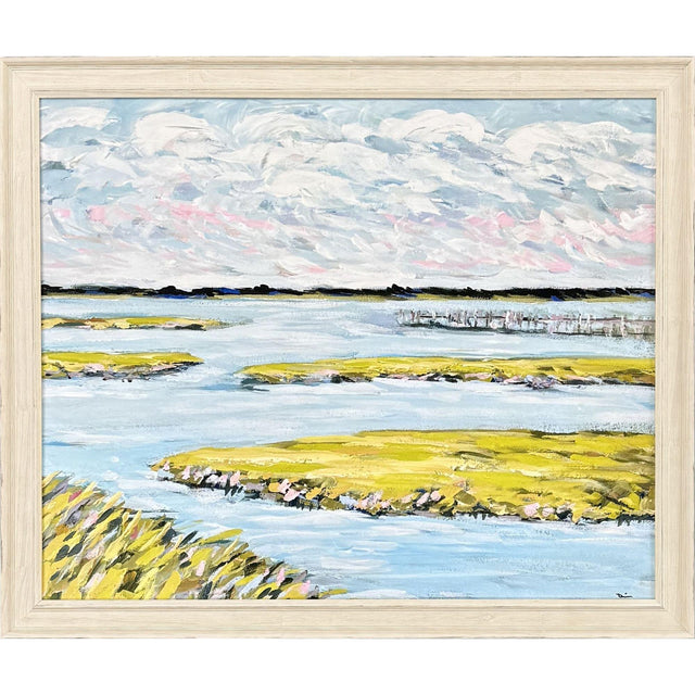 Paragon Marsh Day Blue 32 X 39 X 2 Wall Art