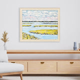 Paragon Marsh Day Blue 32 X 39 X 2 Wall Art