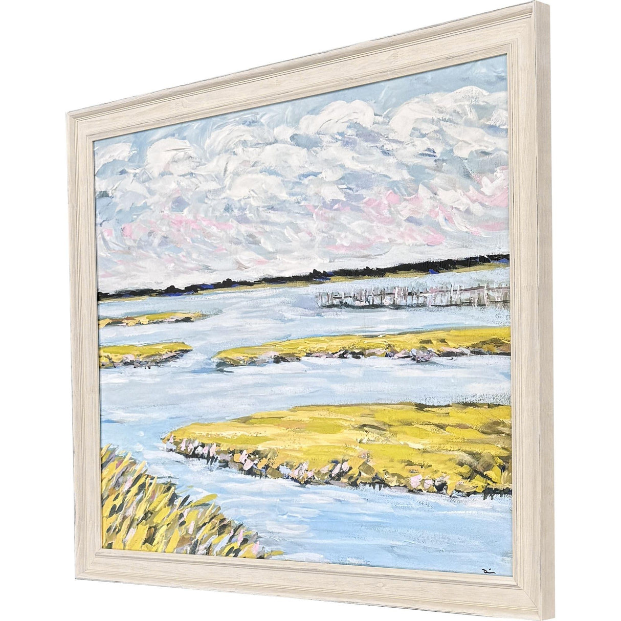 Paragon Marsh Day Blue 32 X 39 X 2 Wall Art