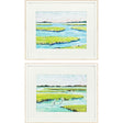 Paragon Dusky Marsh S/2 Blue 17 X 21 X 2 Wall Art