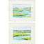 Paragon Dusky Marsh S/2 Blue 17 X 21 X 2 Wall Art