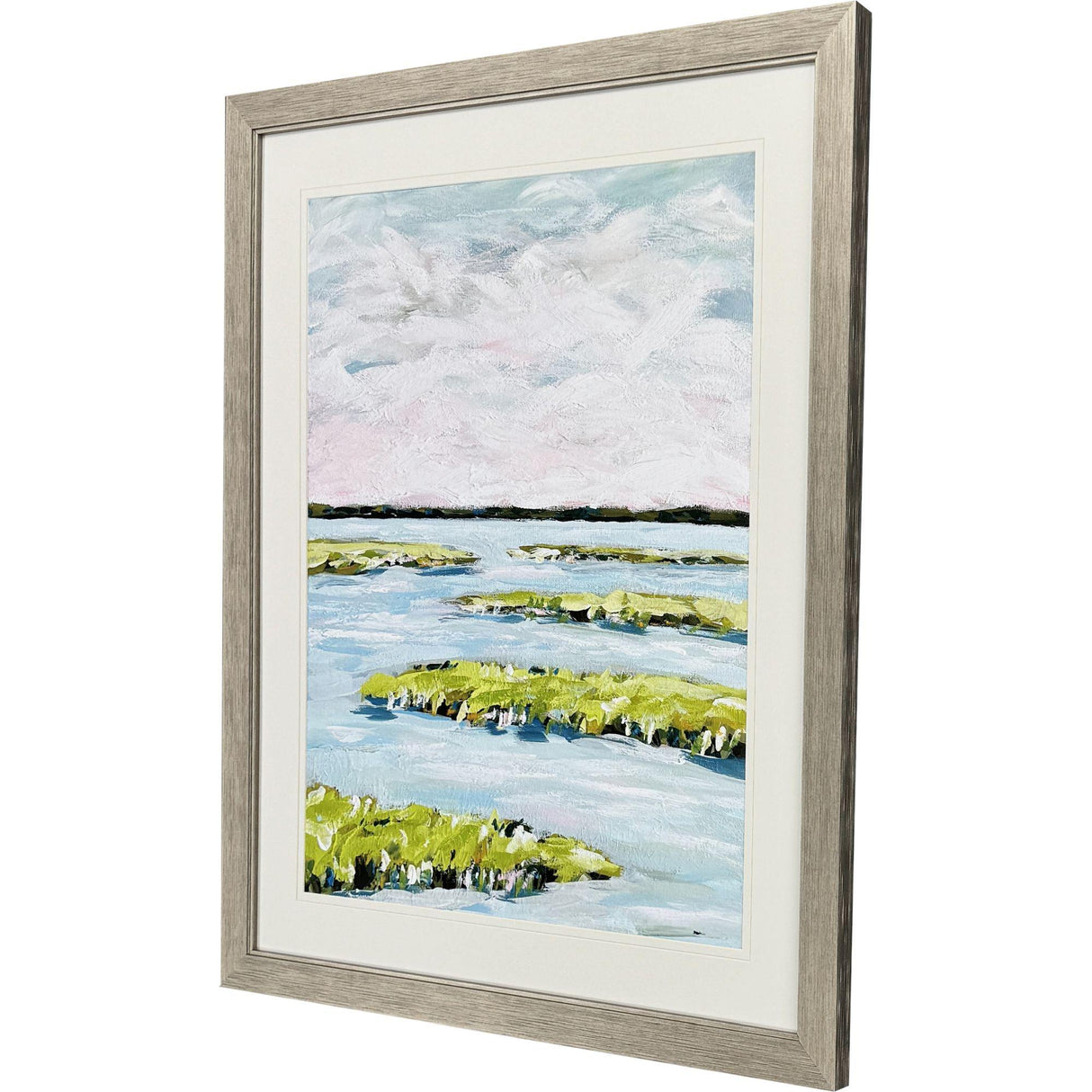 Paragon Early Morning Marsh Blue 46 X 39 X 2 Wall Art
