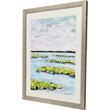 Paragon Early Morning Marsh Blue 46 X 39 X 2 Wall Art