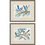 Paragon Here Birdie Birdie S/2 Blue 17 X 20 X 2 Wall Art