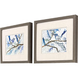 Paragon Here Birdie Birdie S/2 Blue 17 X 20 X 2 Wall Art