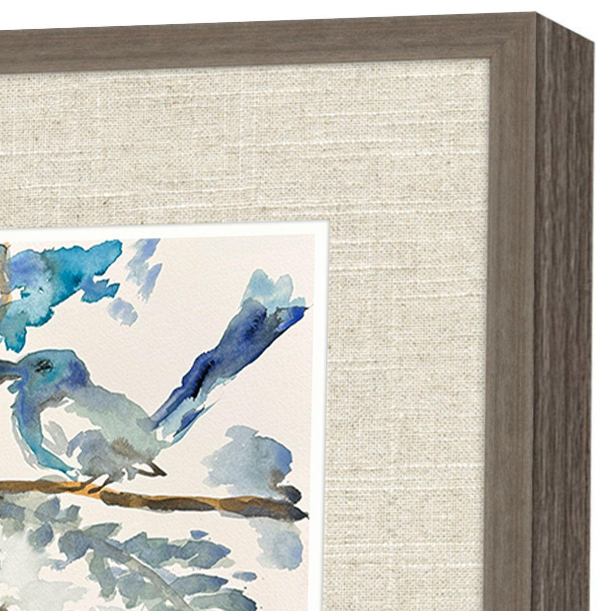 Paragon Here Birdie Birdie S/2 Blue 17 X 20 X 2 Wall Art