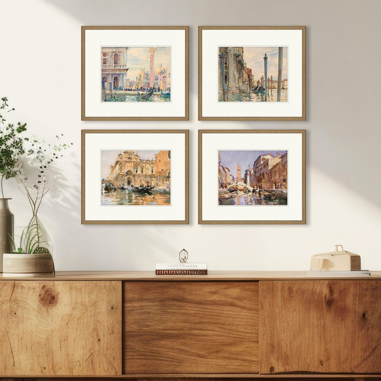 Paragon Venice S/4 Blue 21 X 25 X 2 Wall Art