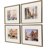 Paragon Venice S/4 Blue 21 X 25 X 2 Wall Art