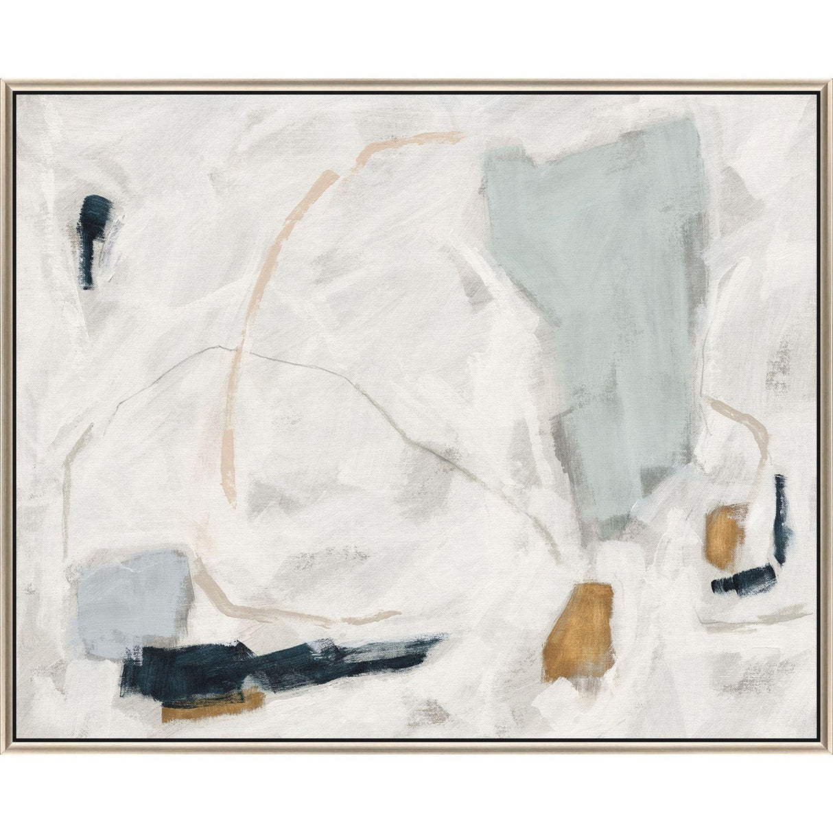 Paragon Abstract Dash Beige 34 X 42 X 3 Wall Art