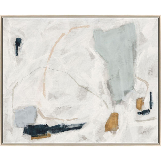Paragon Abstract Dash Beige 34 X 42 X 3 Wall Art
