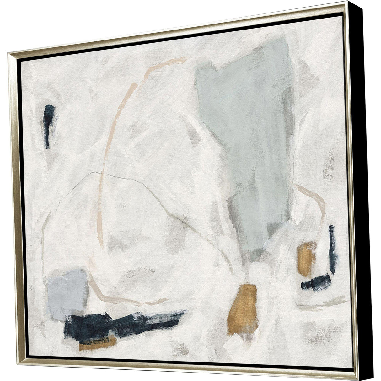 Paragon Abstract Dash Beige 34 X 42 X 3 Wall Art